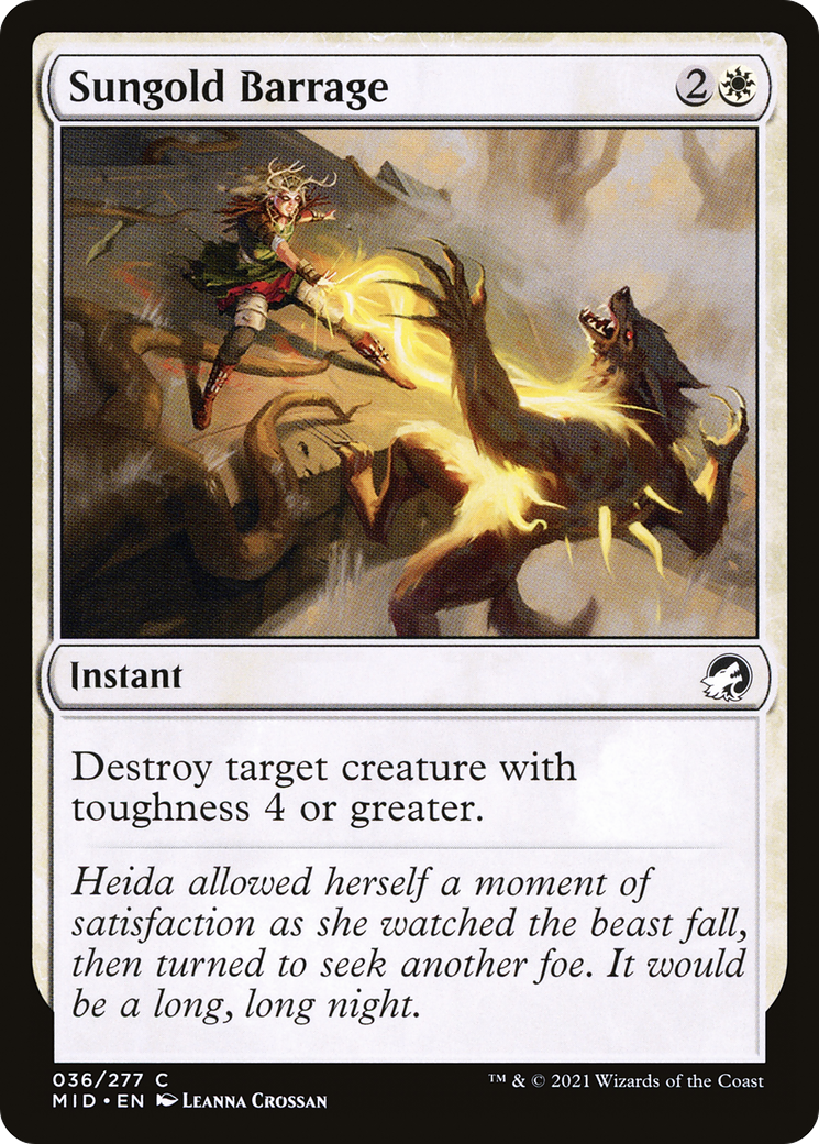 Sungold Barrage (MID) #36 [EN/N]