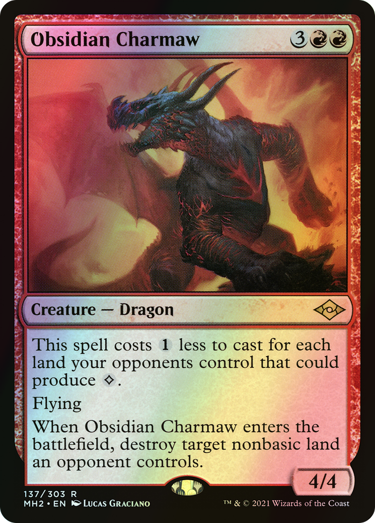 Obsidian Charmaw (MH2) #137 [EN/F]