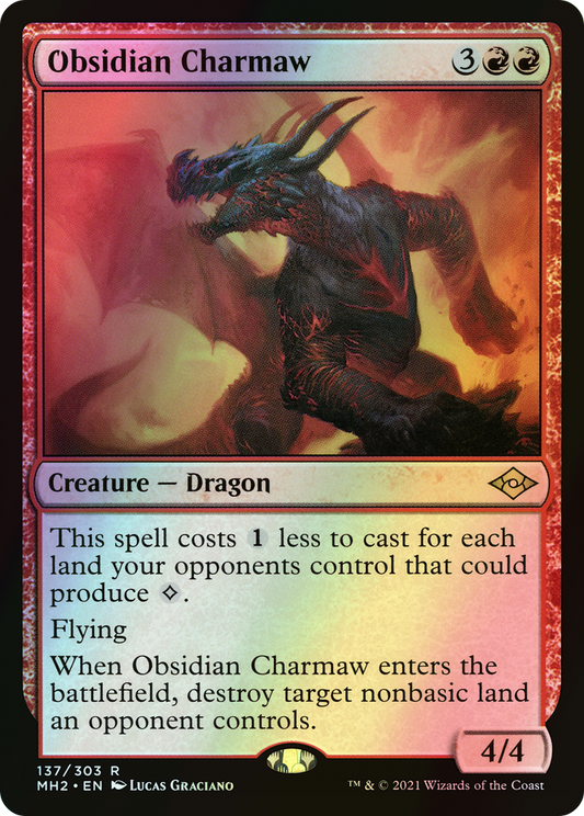 Obsidian Charmaw (MH2) #137 [EN/F]