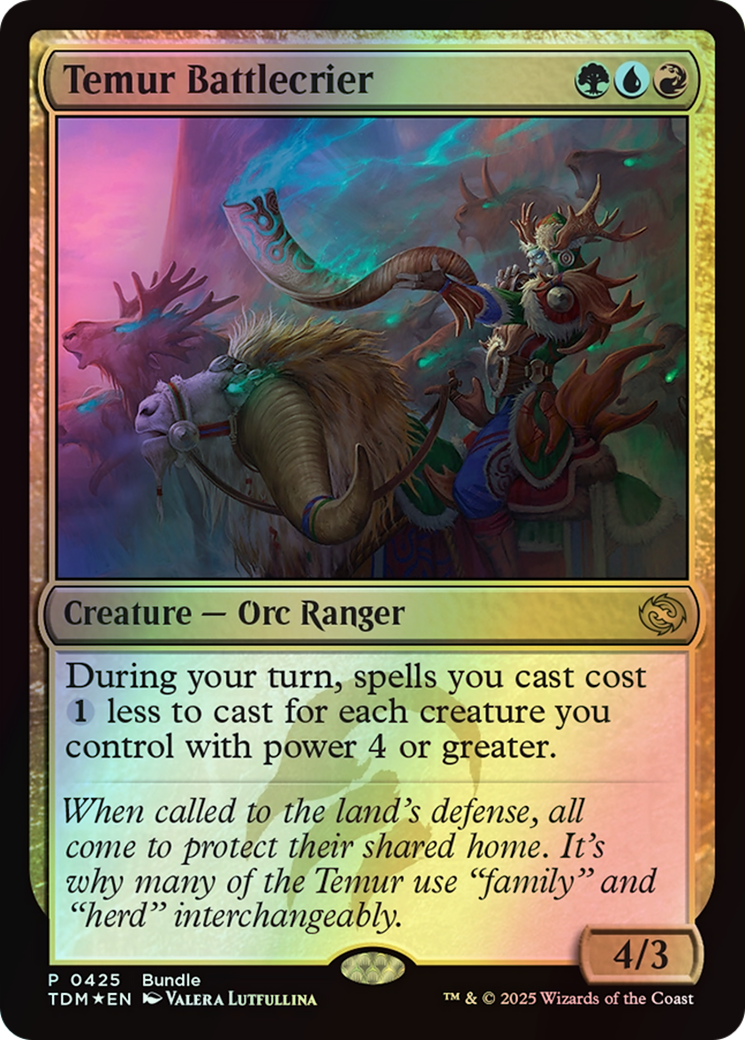 Temur Battlecrier (TDM) #425 [EN/F] s/o
