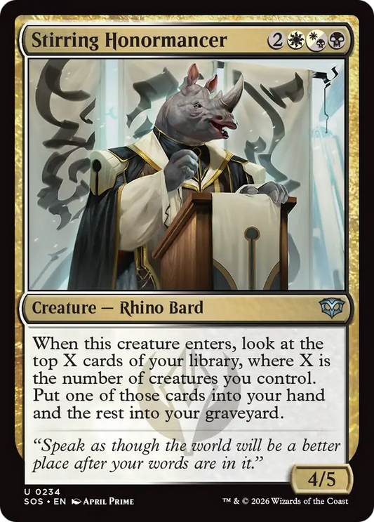 Stirring Honormancer (SOS) #234 [EN/N]