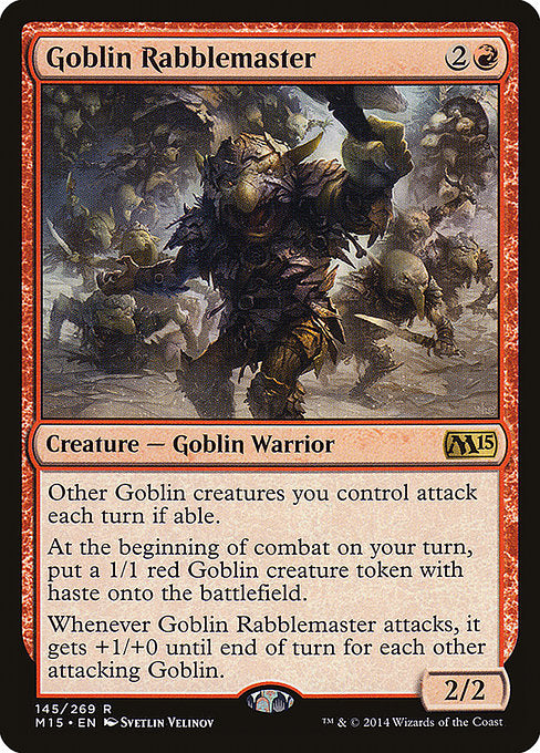 Goblin Rabblemaster (M15) #145 [EN/N] s/o