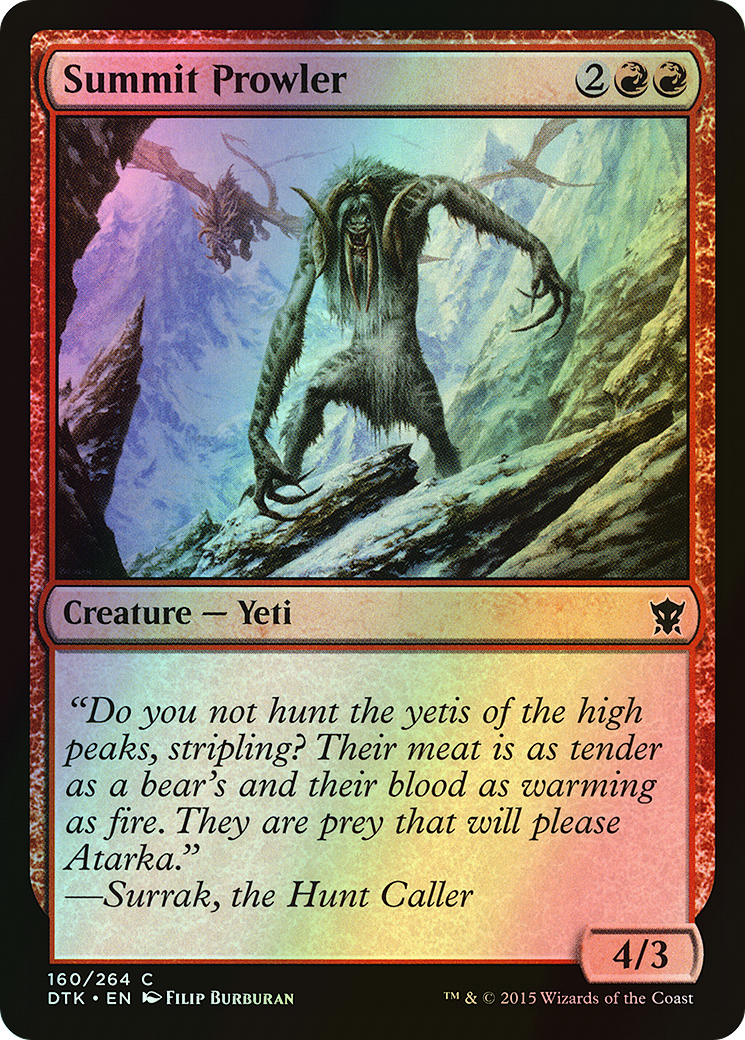 Summit Prowler (DTK) #160 [EN/F]