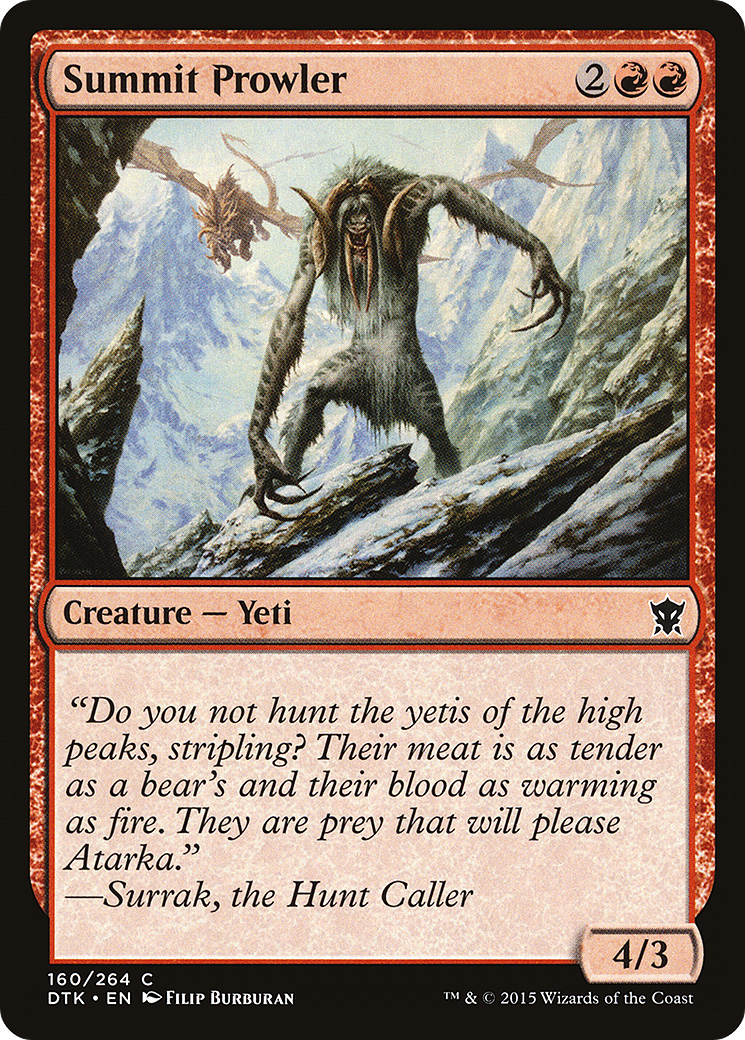 Summit Prowler (DTK) #160 [EN/N]