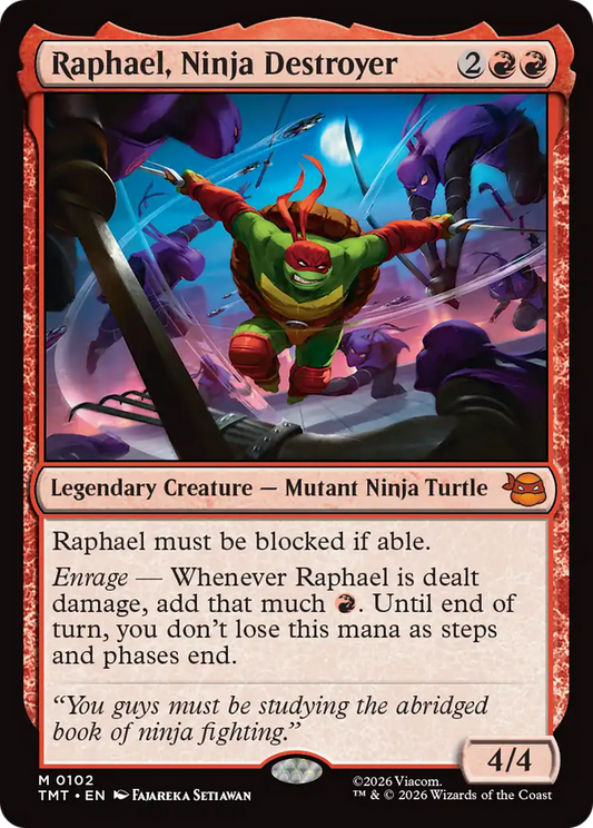 Raphael, Ninja Destroyer (TMT) #102 [EN/N] s/o