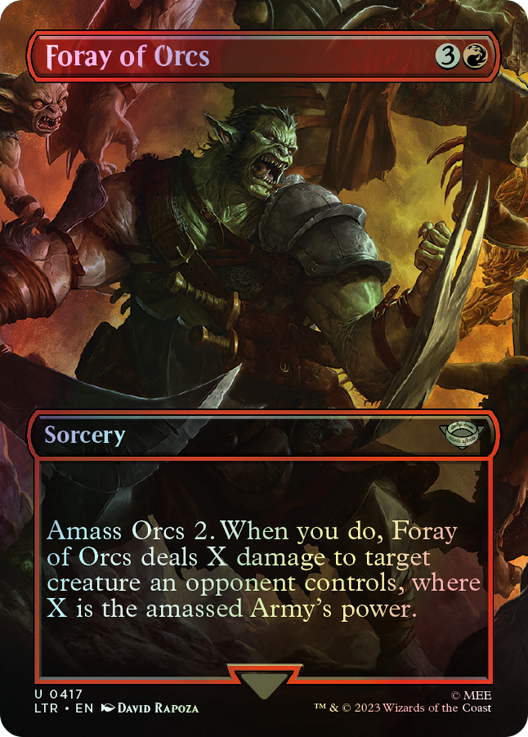Foray of Orcs (LTR) #417 [EN/F] s/o