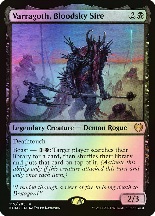 Varragoth, Bloodsky Sire (KHM) #115 [EN/F] s/o