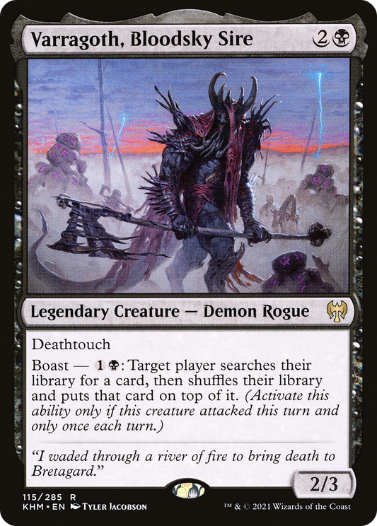 Varragoth, Bloodsky Sire (KHM) #115 [EN/N] s/o