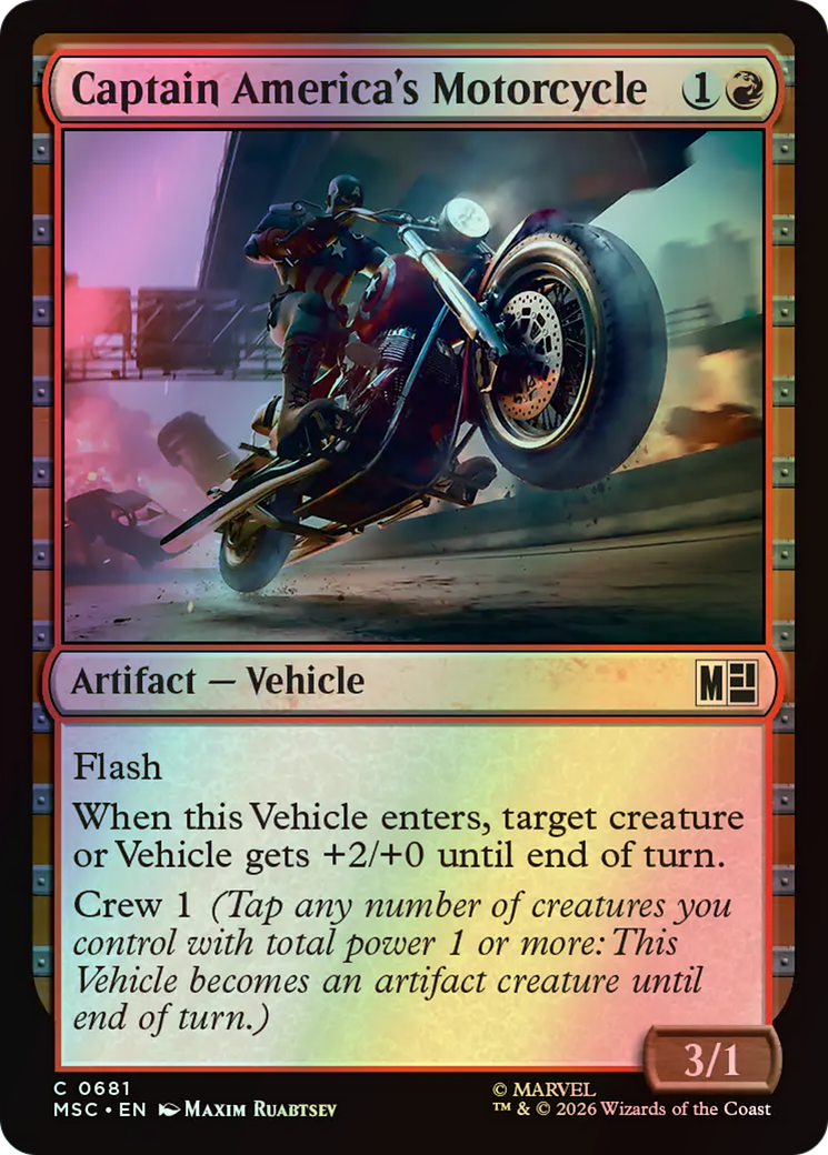 Captain America's Motorcycle (MSC) #681 [EN/F]