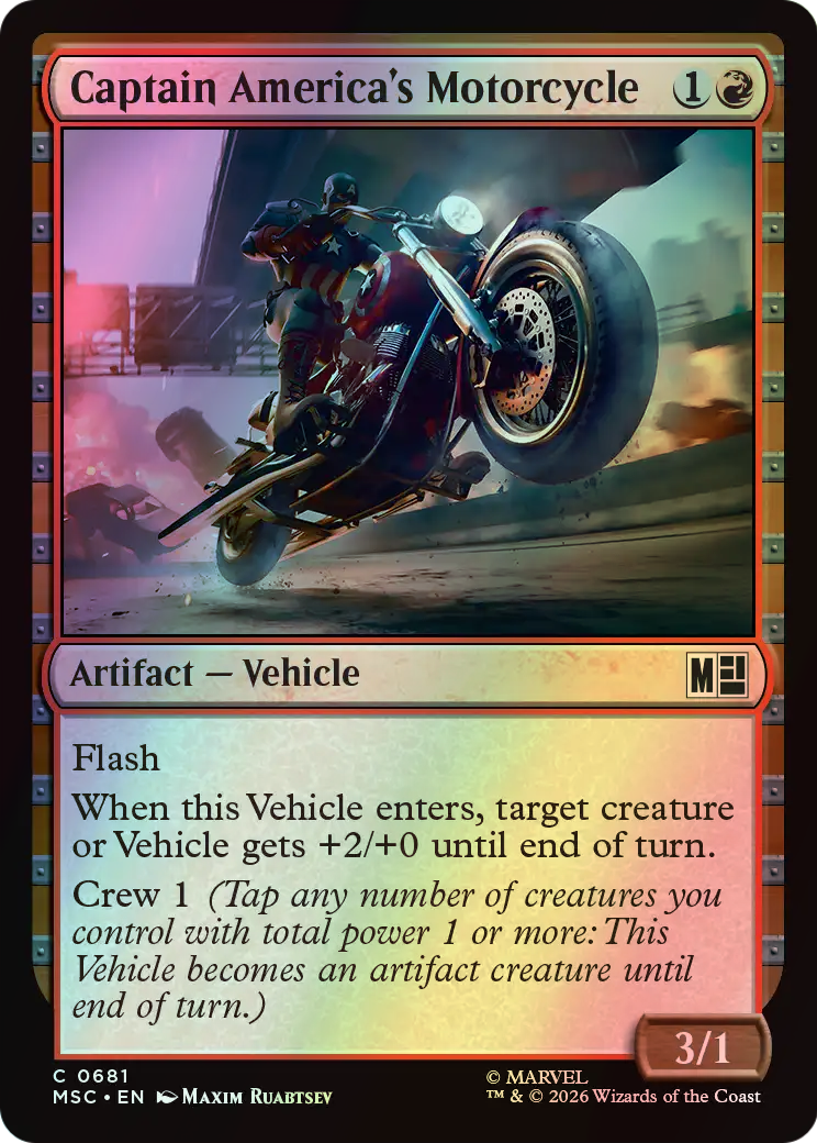 Captain America's Motorcycle (MSC) #681 [EN/F]