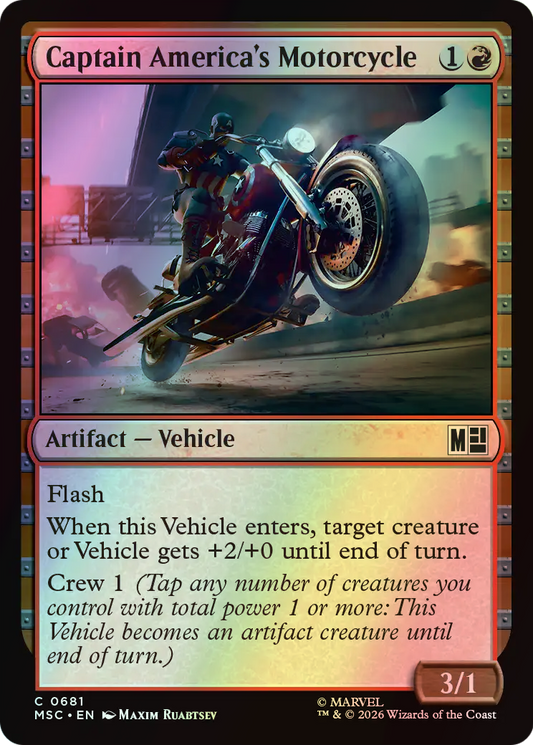 Captain America's Motorcycle (MSC) #681 [EN/F]