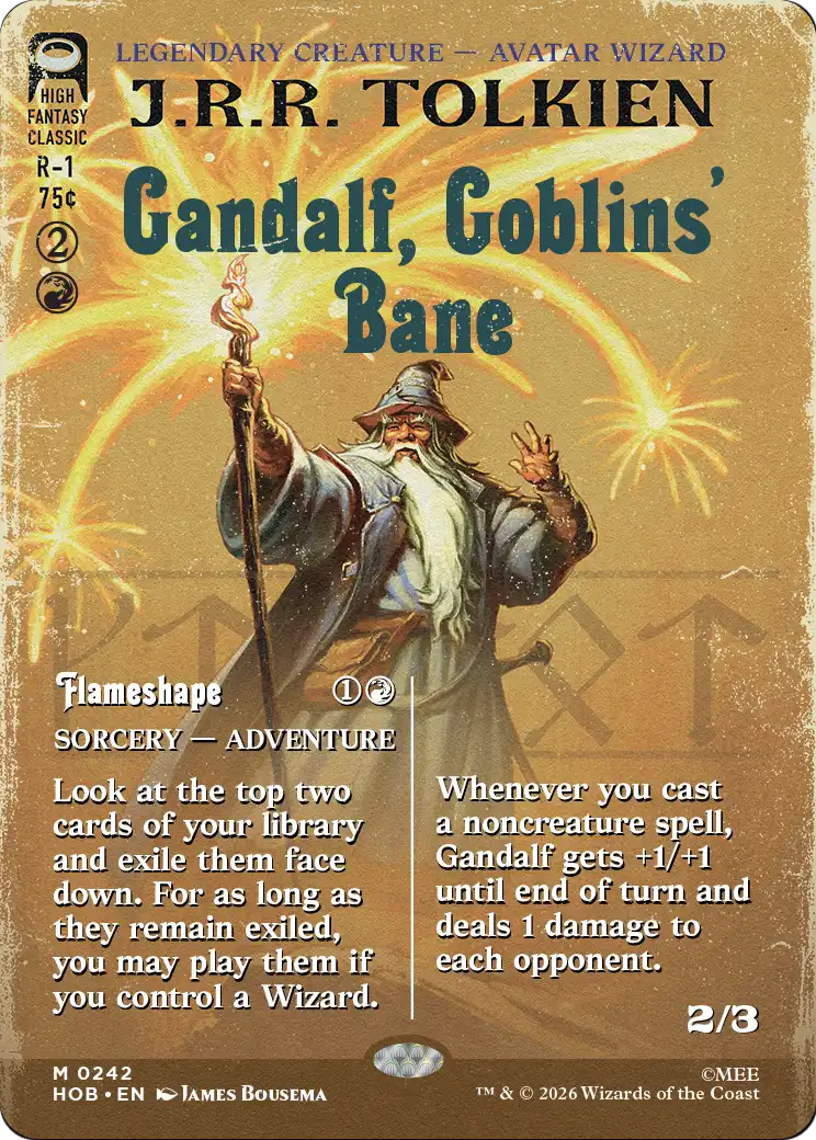 Gandalf, Goblins' Bane // Flameshape (HOB) #242 [EN/N]