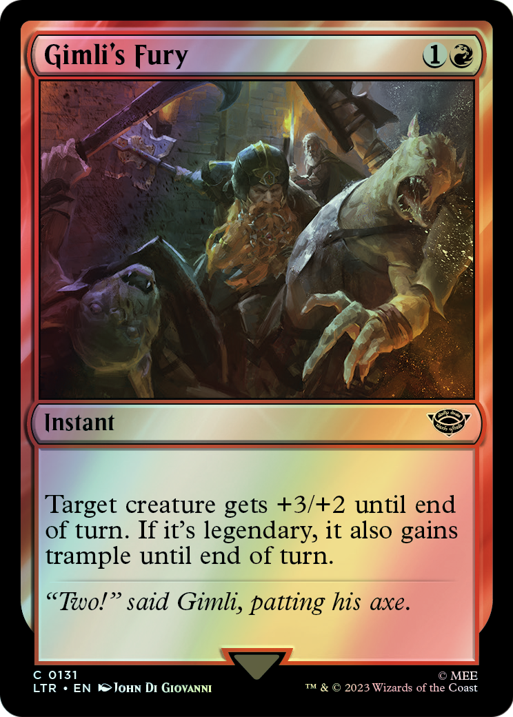 Gimli's Fury (LTR) #131 [EN/F]