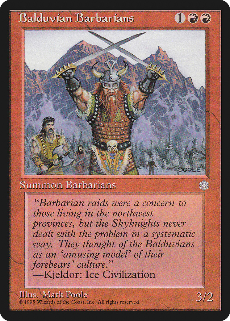Balduvian Barbarians (ICE) #172 [EN/N]