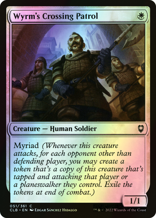 Wyrm's Crossing Patrol (CLB) #51 [EN/F]