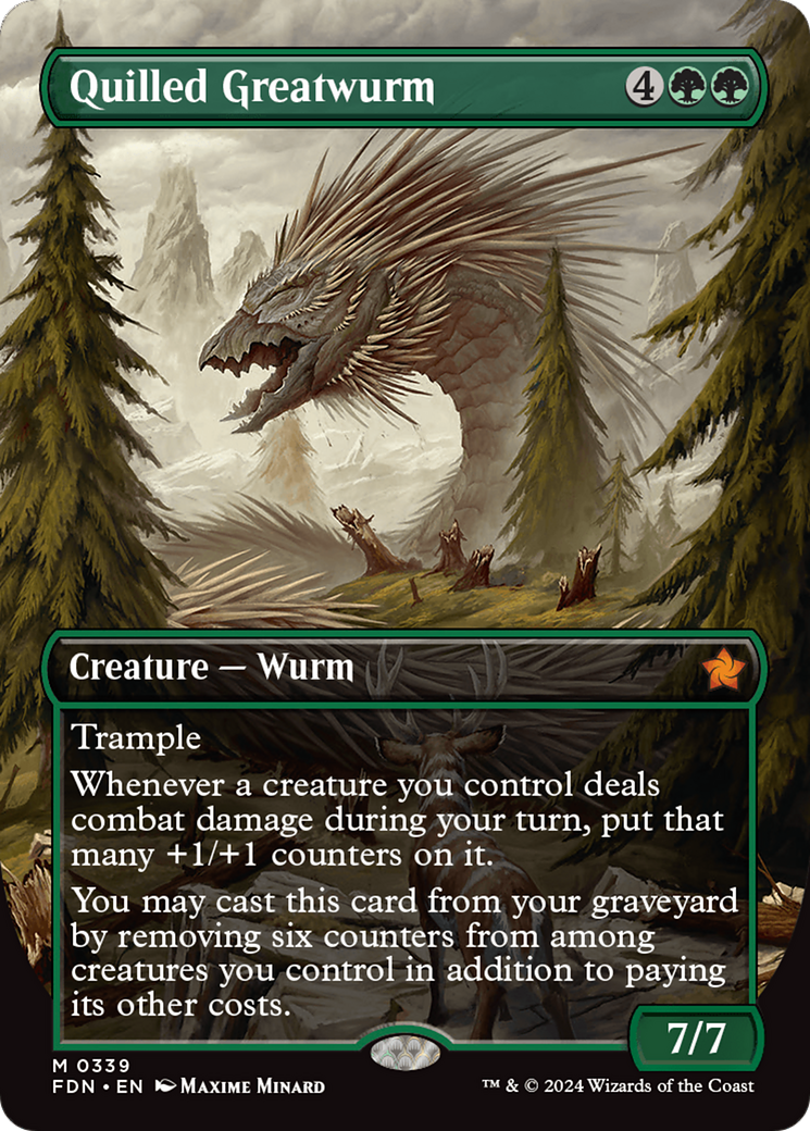 Quilled Greatwurm (FDN) #339 [EN/N]