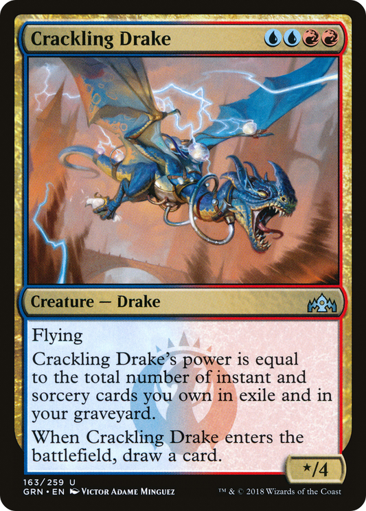 Crackling Drake (GRN) #163 [EN/N] s/o