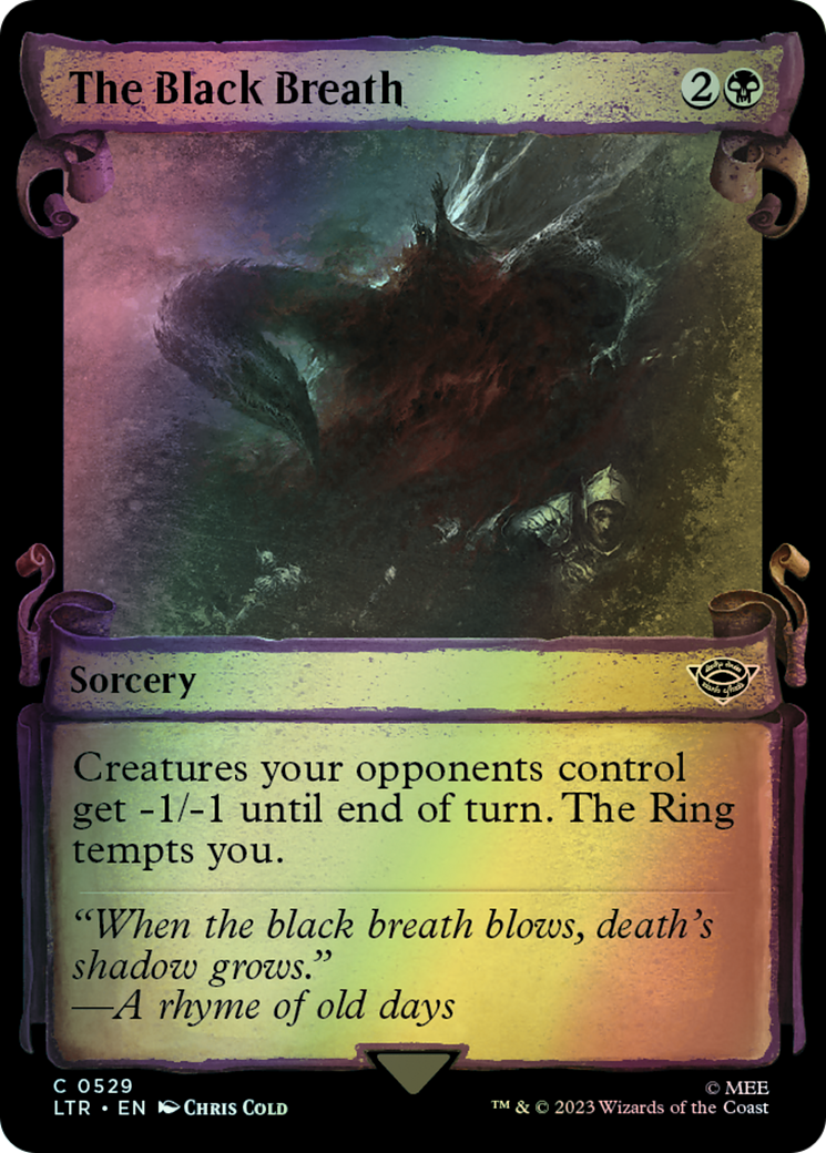 The Black Breath - Silver Foil (LTR) #529 [EN/F] s/o