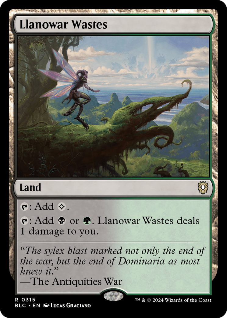 Llanowar Wastes (BLC) #315 [EN/N]