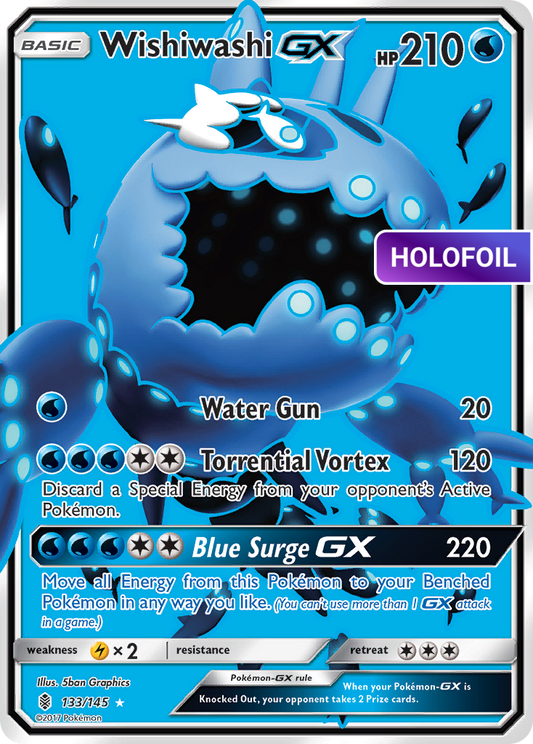 Wishiwashi GX (Full Art) (GRI) #133 [EN/H] s/o