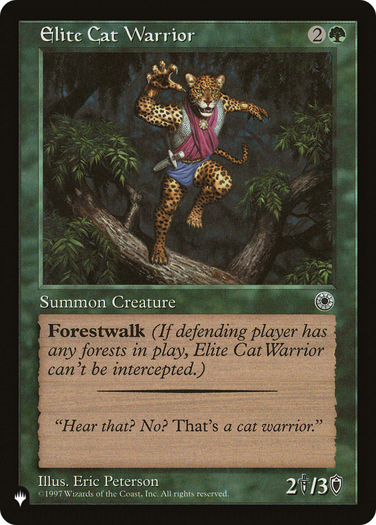 Elite Cat Warrior (PLST) #POR-163 [EN/N]