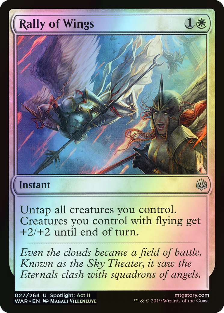 Rally of Wings (WAR) #27 [EN/F] s/o