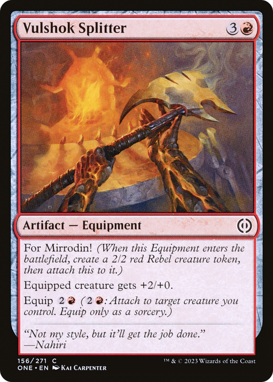 Vulshok Splitter (ONE) #156 [EN/N]