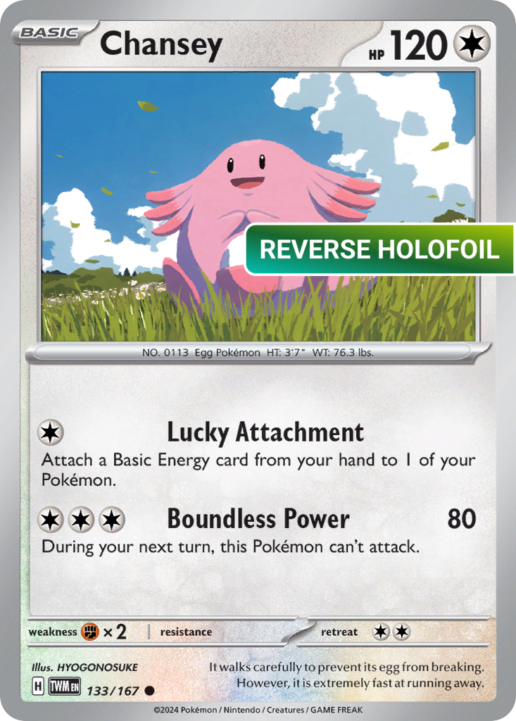 Chansey (TWM) #133 [EN/R] s/o