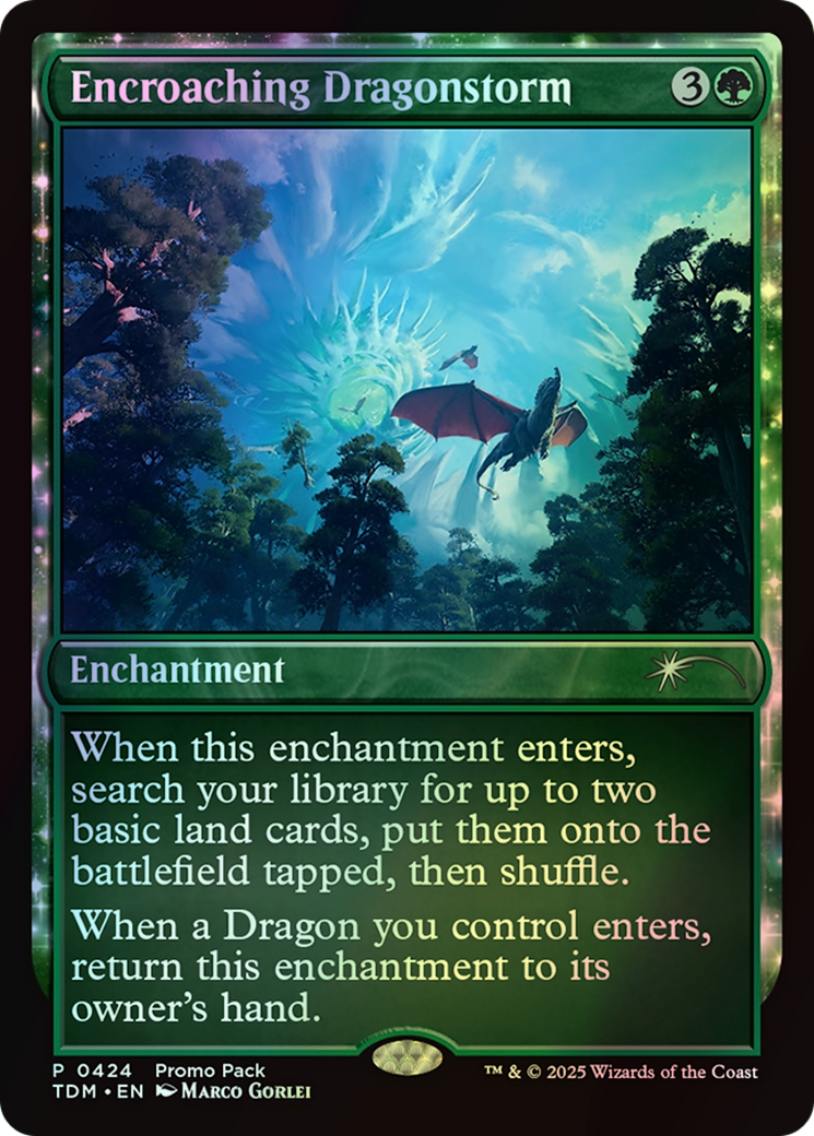 Encroaching Dragonstorm (TDM) #424 [EN/F] s/o