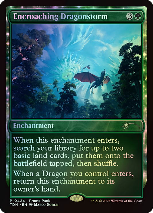 Encroaching Dragonstorm (TDM) #424 [EN/F] s/o