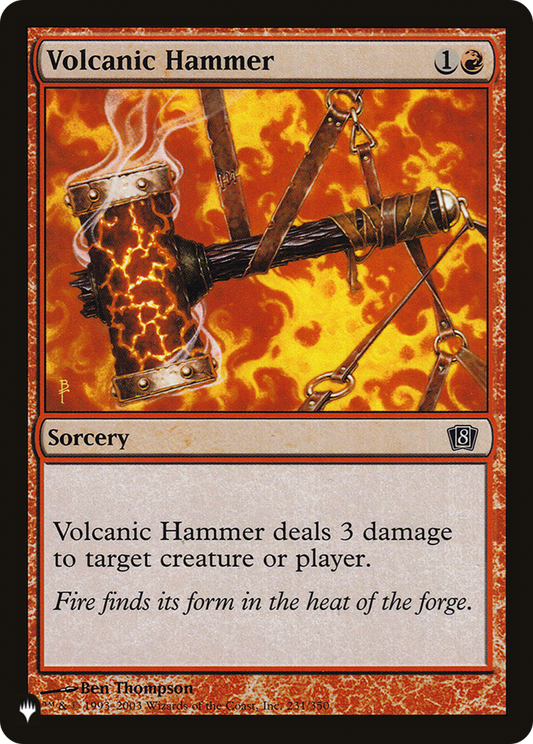 Volcanic Hammer (PLST) #8ED-231 [EN/N]