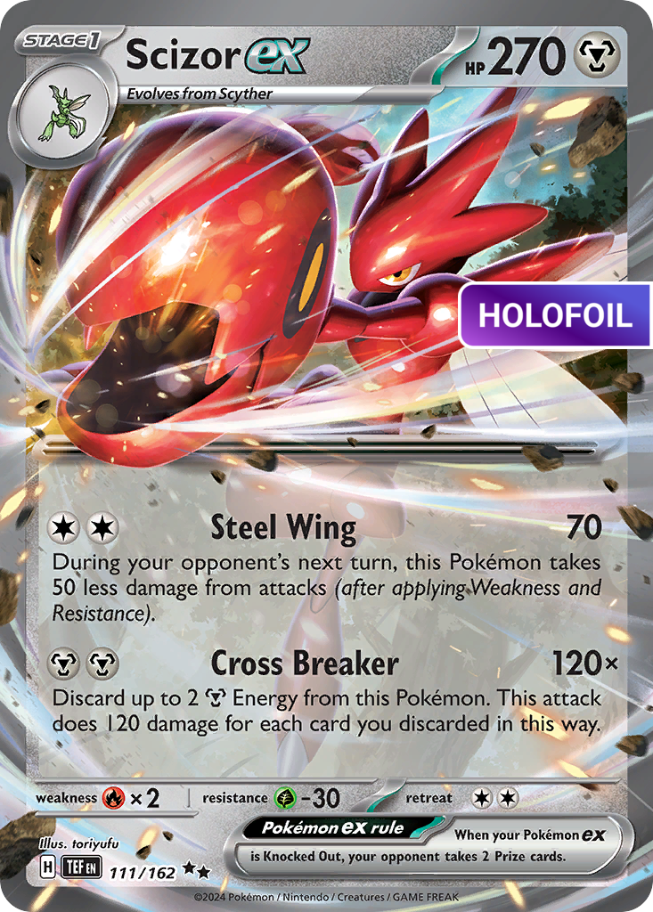 Scizor ex (TEF) #111 [EN/H]