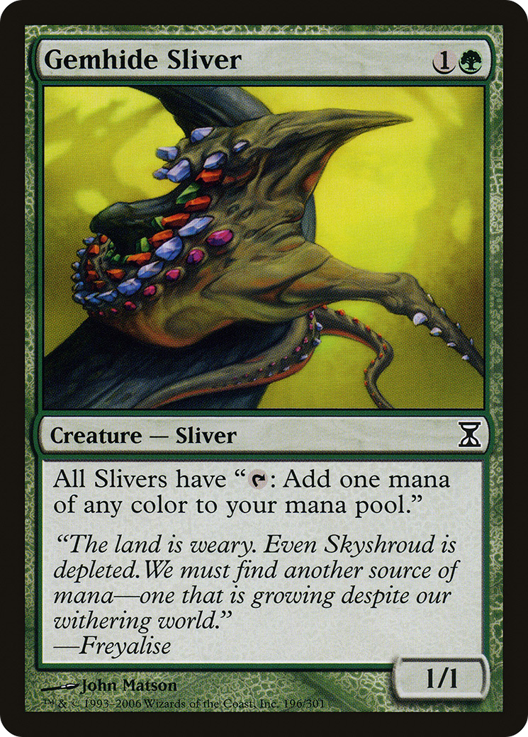 Gemhide Sliver (TSP) #196 [EN/N]