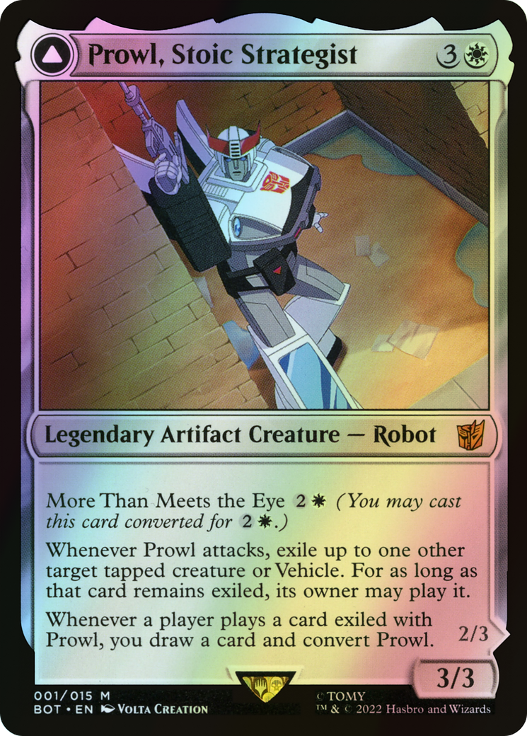 Prowl, Stoic Strategist // Prowl, Pursuit Vehicle (BOT) #1 [EN/F] s/o