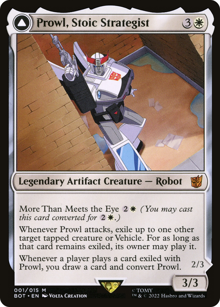 Prowl, Stoic Strategist // Prowl, Pursuit Vehicle (BOT) #1 [EN/N]