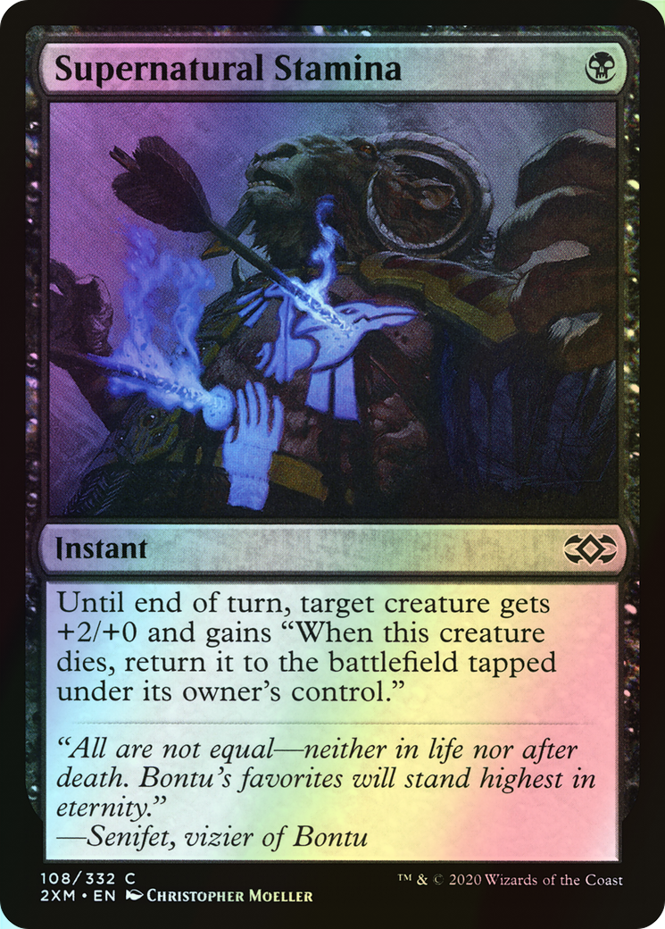 Supernatural Stamina (2XM) #108 [EN/F]