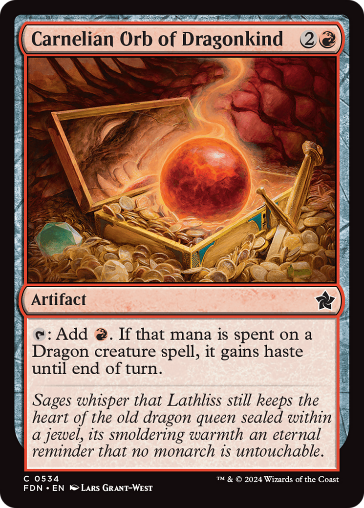 Carnelian Orb of Dragonkind (FDN) #534 [EN/N]