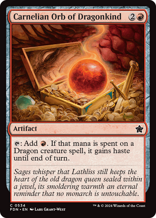 Carnelian Orb of Dragonkind (FDN) #534 [EN/N]