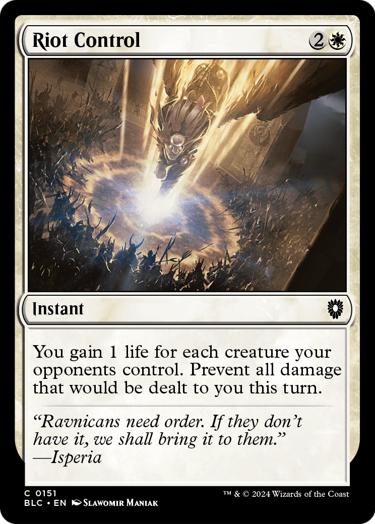 Riot Control (BLC) #151 [EN/N]