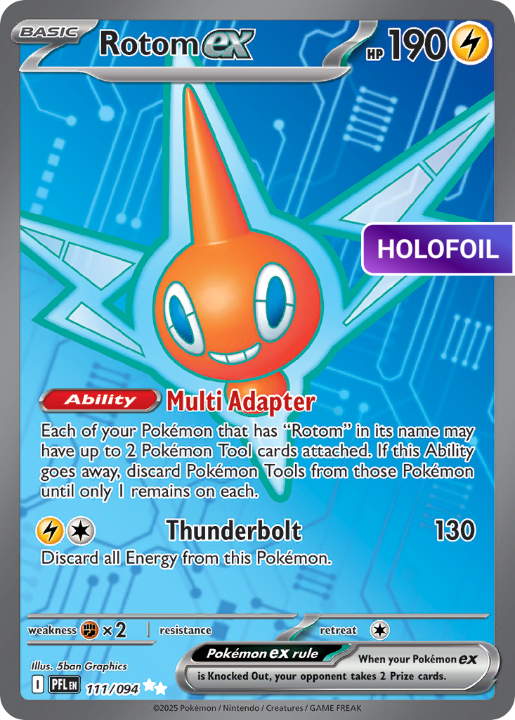Rotom ex (PFL) #111 [EN/H]