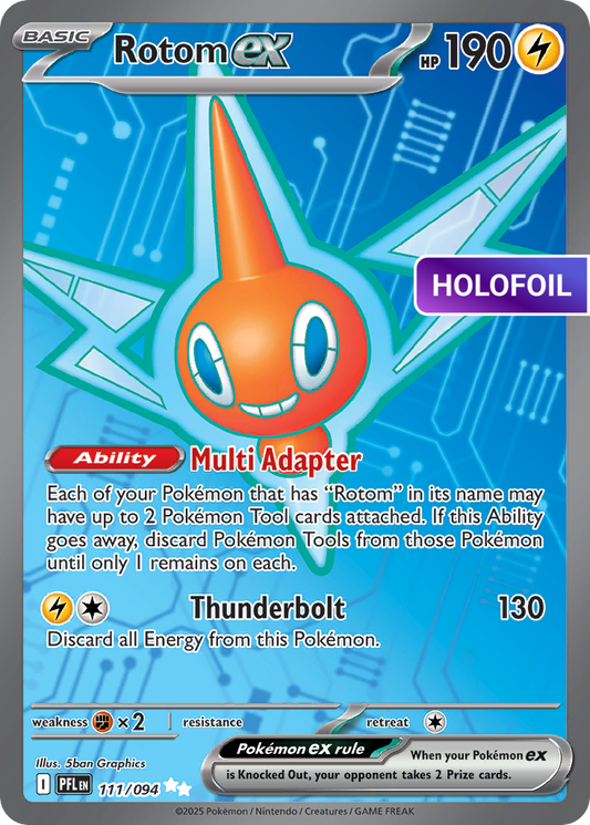 Rotom ex (PFL) #111 [EN/H]