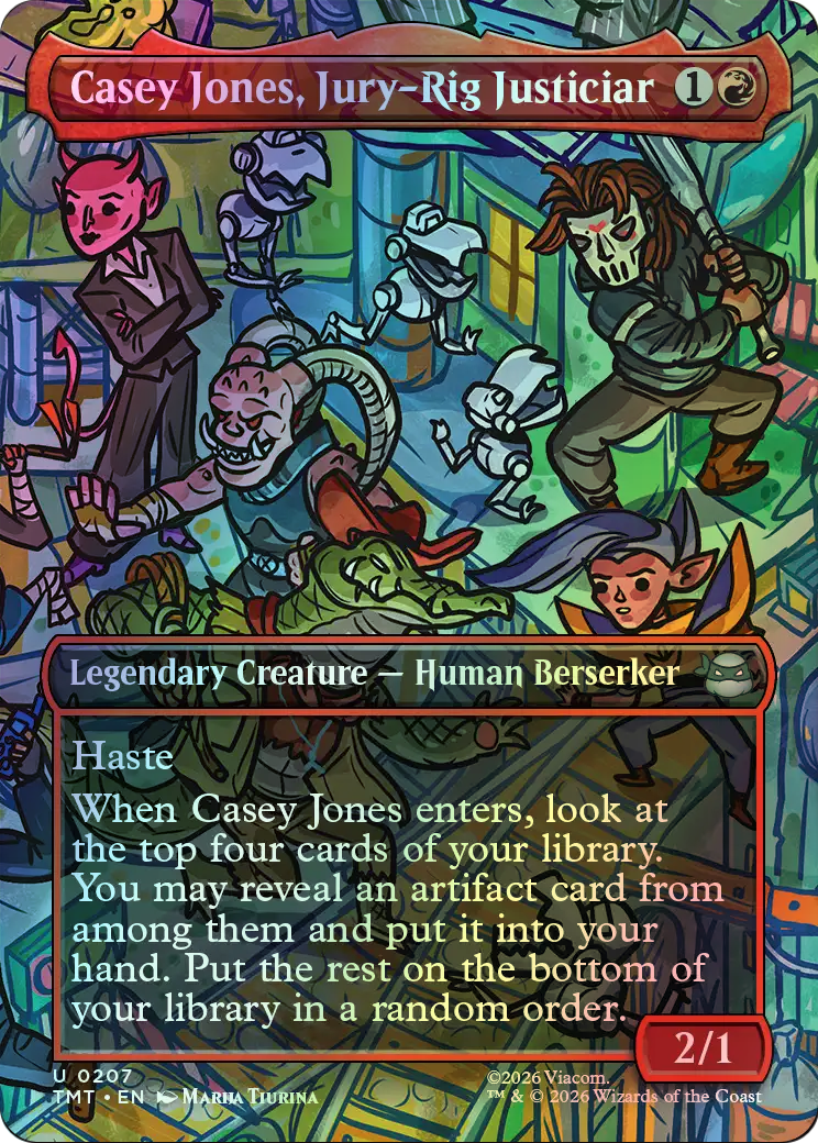 Casey Jones, Jury-Rig Justiciar (TMT) #207 [EN/F] s/o