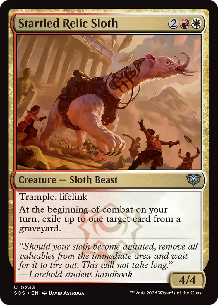 Startled Relic Sloth (SOS) #233 [EN/N]