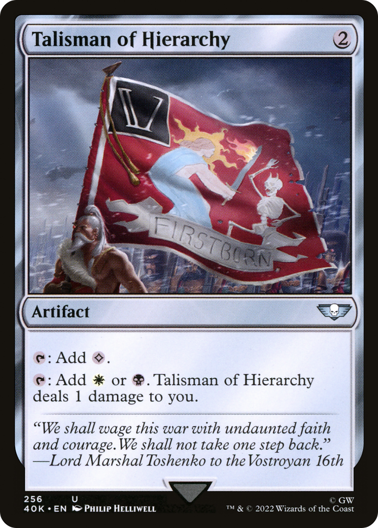 Talisman of Hierarchy (40K) #256 [EN/N]