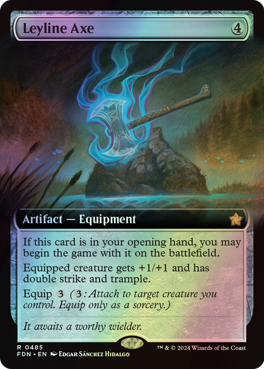 Leyline Axe (FDN) #485 [EN/F]