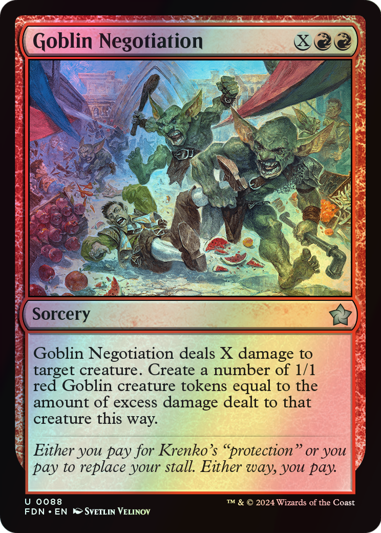Goblin Negotiation (FDN) #88 [EN/F]
