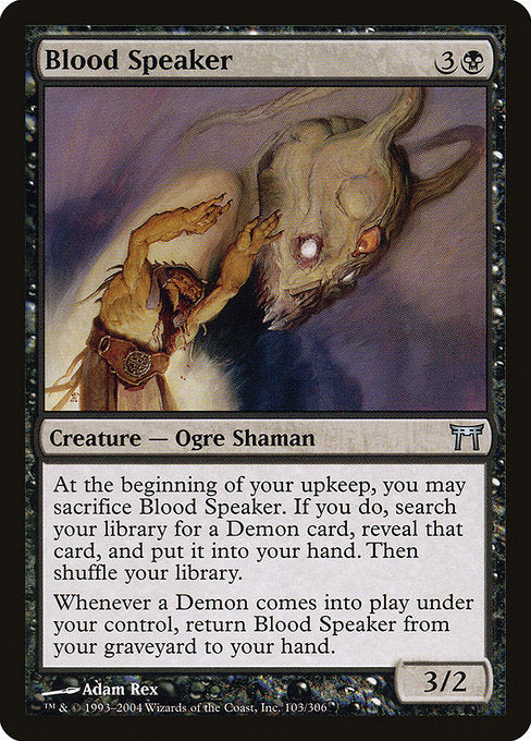 Blood Speaker (CHK) #103 [EN/N] s/o