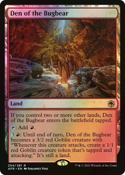 Den of the Bugbear (AFR) #254 [EN/F] s/o