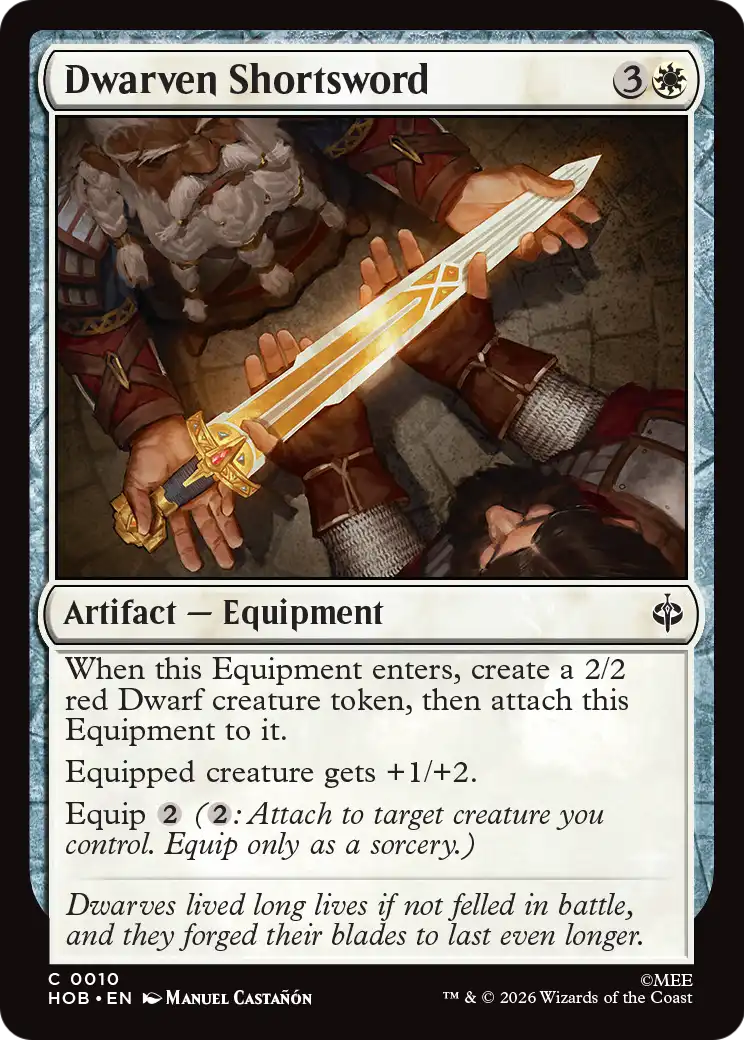 Dwarven Shortsword (HOB) #10 [EN/N]