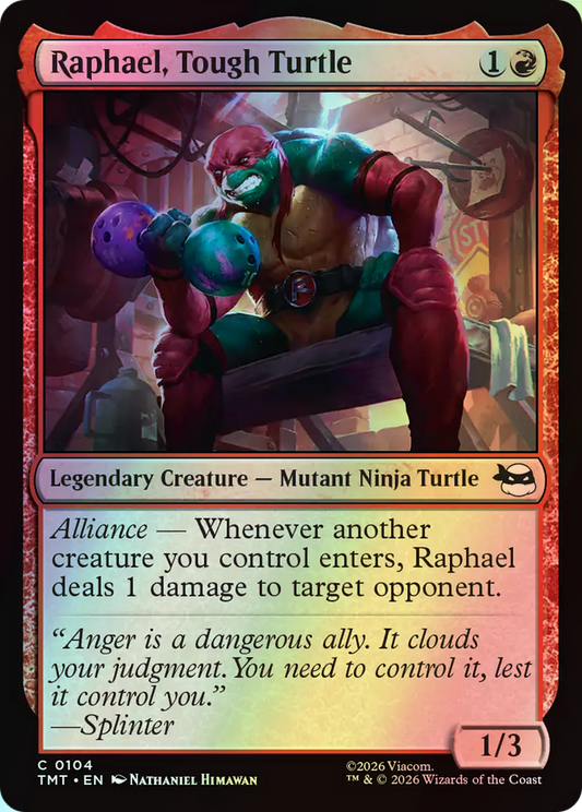 Raphael, Tough Turtle (TMT) #104 [EN/F] s/o